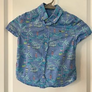 Vineyard, vine, island, print button down boys